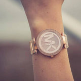Michael Kors Parker Rose Gold Dial Rose Gold Steel Strap Watch for Women - MK5865 Authentic Buy Shop Now