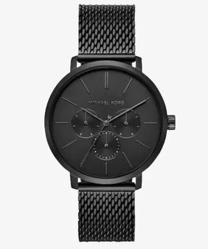 Michael Kors Irving Quartz Black Dial Black Mesh Bracelet Watch For Men - MK8742 Authentic Buy Shop Now