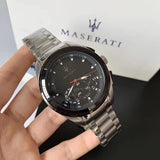Maserati Traguardo Analog Black Dial Stainless Steel Watch For Men - R8873612015 Authentic Buy Shop Now