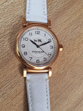 Coach Madison White Dial White Leather Strap Watch for Women - 14502408 Authentic Buy Shop Now