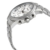 Guess Atlas Chronograph Silver Dial Silver Steel Strap Watch For Men - W0668G7 Authentic Buy Shop Now