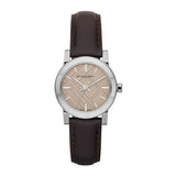 Burberry The City Beige Dial Brown Leather Strap Watch for Women - BU9208 Authentic Buy Shop Now