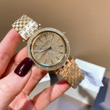 Michael Kors Darci Gold Dial Gold Steel Strap Watch for Women - MK3438 Authentic Buy Shop Now