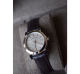 Burberry The City White Dial Black Leather Strap Watch for Women - BU9206 Authentic Buy Shop Now