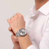 Maserati Competizione Silver Dial Silver Steel Strap Watch For Men - R8853100018 Authentic Buy Shop Now
