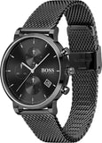 Hugo Boss Oxygen Black Dial Black Mesh Bracelet Watch for Men - 1513636 Authentic Buy Shop Now