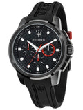 Maserati SFIDA Chronograph Quartz Stainless Steel Black Dial Watch For Men - R8851123007 Authentic Buy Shop Now