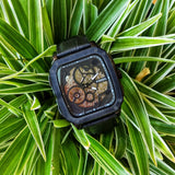 Fossil Inscription Automatic Skeleton Black Dial Black Steel Strap Watch for Men - BQ2574 Authentic Buy Shop Now