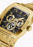 Guess Phoenix Multi Function Black Dial Gold Steel Strap Watch for Men - GW0456G1 Authentic Buy Shop Now