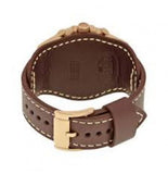 Fossil Nate Chronograph Blue Dial Brown Leather Strap Watch for Men - JR1505 Authentic Buy Shop Now