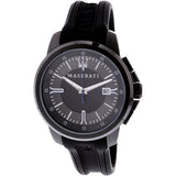Maserati SFIDA Black Dial Black Rubber Strap Watch For Men - R8851123004 Authentic Buy Shop Now