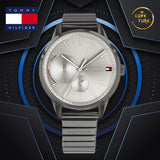 Tommy Hilfiger Quartz Silver Dial Grey Steel Strap Watch for Women - 1782062 Authentic Buy Shop Now