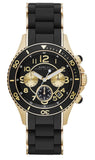 Marc Jacobs Rock Chronograph Black Dial Black Silicone Strap Watch for Women - MBM2598 Authentic Buy Shop Now
