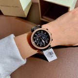 Michael Kors Parker Diamonds Black Dial Black Steel Strap Watch for Women - MK5885 Authentic Buy Shop Now