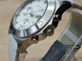 Marc Jacobs Blade White Dial White Leather Strap Watch for Women - MBM1187 Authentic Buy Shop Now