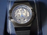 Maserati Potenza Automatic Black Dial Black Leather Strap Watch For Men - R8821108009 Authentic Buy Shop Now