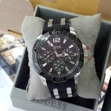 Guess Oasis Black Dial Black Rubber Strap Watch for Men - W0366G1 Authentic Buy Shop Now
