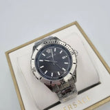 Versace Hellenyium Quartz Black Dial Grey Steel Strap Watch For Men - VE3A00620 Authentic Buy Shop Now