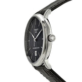 Tissot Carson Premium Powermatic 80 Black Dial Black Leather Strap Watch For Men - T122.407.16.051.00 Authentic Buy Shop Now