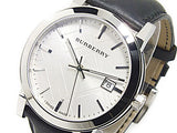 Burberry The City White Dial Black Leather Strap Watch for Men - BU9008 Authentic Buy Shop Now