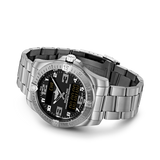 Breitling Aerospace Evo Black Dial Silver Steel Strap Watch for Men - E79363101B1E1 Authentic Buy Shop Now