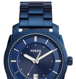 Fossil Machine Blue Dial Blue Steel Strap Watch for Men - FS5231 Authentic Buy Shop Now