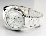 Marc Jacobs Rock White Dial White Silicone Strap Watch for Women - MBM2545 Authentic Buy Shop Now