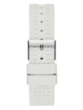 Guess Marina Quartz White Dial White Rubber Strap Watch For Women - W1025L1 Authentic Buy Shop Now