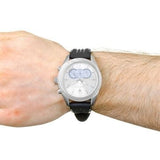 Maserati Traguardo Chronograph Silver Dial Black Rubber Strap Watch for Men - R8871612012 Authentic Buy Shop Now