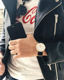 Daniel Wellington Classic Cornwall White Dial Black Nylon Strap Watch For Men - DW00100257 Authentic Buy Shop Now