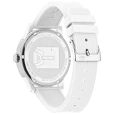 Lacoste 12.12 White Dial White Silicone Strap Watch for Men - 2011069 Authentic Buy Shop Now