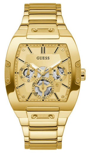 Guess Phoenix Multi Function Gold Dial Gold Steel Strap Watch for Men - GW0456G2 Authentic Buy Shop Now