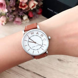 Marc Jacobs Roxy White Dial Brown Leather Strap Watch for Women - MJ1571 Authentic Buy Shop Now