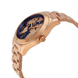 Michael Kors Layton Rose Gold Dial Rose Gold Steel Strap Watch for Women - MK6395 Authentic Buy Shop Now