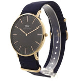 Daniel Wellington Classic Bayswater Black Dial Black NATO Strap Watch For Men - DW00100277 Authentic Buy Shop Now