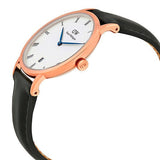 Daniel Wellington Dapper Sheffield White Dial Black Leather Strap Watch For Men - DW00100092 Authentic Buy Shop Now
