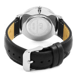 Daniel Wellington Classy Sheffield White Dial Black Leather Strap Watch For Women - DW00100080 Authentic Buy Shop Now