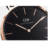 Daniel Wellington Classic Cornwall Black Dial Black Nylon Strap Watch For Women - DW00100148 Authentic Buy Shop Now