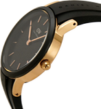 Daniel Wellington Iconic Motion Black Dial Rubber Strap Watch For Women - DW00100426 Authentic Buy Shop Now