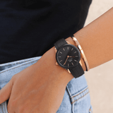 Daniel Wellington Iconic Motion Black Dial Rubber Strap Watch For Women - DW00100426 Authentic Buy Shop Now