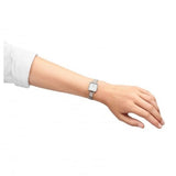 Daniel Wellington Quadro Studio White Dial Silver Mesh Bracelet Watch For Women - DW00100521 Authentic Buy Shop Now