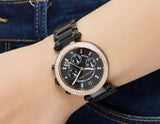 Michael Kors Parker Diamonds Black Dial Black Steel Strap Watch for Women - MK5885 Authentic Buy Shop Now