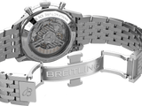 Breitling Navitimer B01 Chronograph 43 Black Dial Silver Steel Strap Watch for Men - AB0138211B1A1 Authentic Buy Shop Now