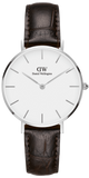 Daniel Wellington Classic Petite Reading White Dial Black Leather Strap Watch For Women - DW00100241 Authentic Buy Shop Now