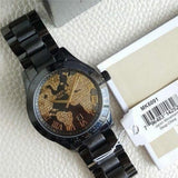 Michael Kors Layton Pave Black Dial Black Steel Strap Watch for Women - MK6091 Authentic Buy Shop Now