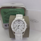 Fossil Ceramic White Dial White Ceramic Strap Watch for Women - CE1002 Authentic Buy Shop Now