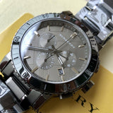 Burberry The City Grey Dial Gunmetal Grey Steel Strap Watch for Men - BU9381 Authentic Buy Shop Now