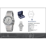 Maserati Potenza Silver Dial Silver Steel Strap Watch For Men - R8853108002 Authentic Buy Shop Now