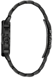 Bulova Crystal Collection Phantom Black Dial Black Steel Strap Watch for Men - 98A240 Authentic Buy Shop Now