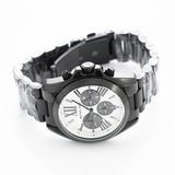 Michael Kors Bradshaw Chronograph Quartz White Dial Grey Steel Strap Watch For Men - MK5952 Authentic Buy Shop Now